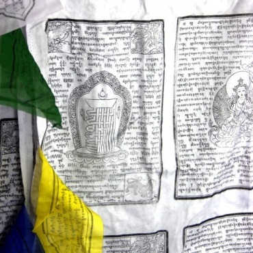 Grand Drapeaux Tibétain pour mât