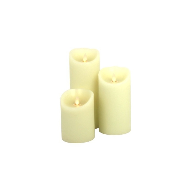 Bougies LED blanches pour l'intérieur Bougies LED blanches pour l'intérieur