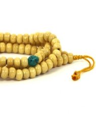 Collier Mala en bois clair