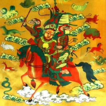 Drapeau bouddhiste Tibétain pour mât