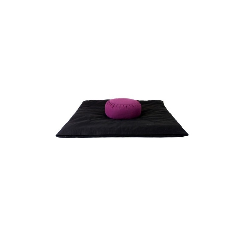 Zabuton Noir Coussin méditation Violet Zabuton Noir Coussin méditation Violet