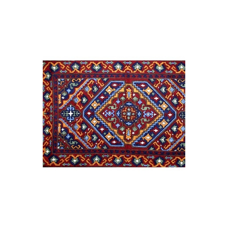 Tapis brodé Népal - Terai Tapis brodé Népal - Terai