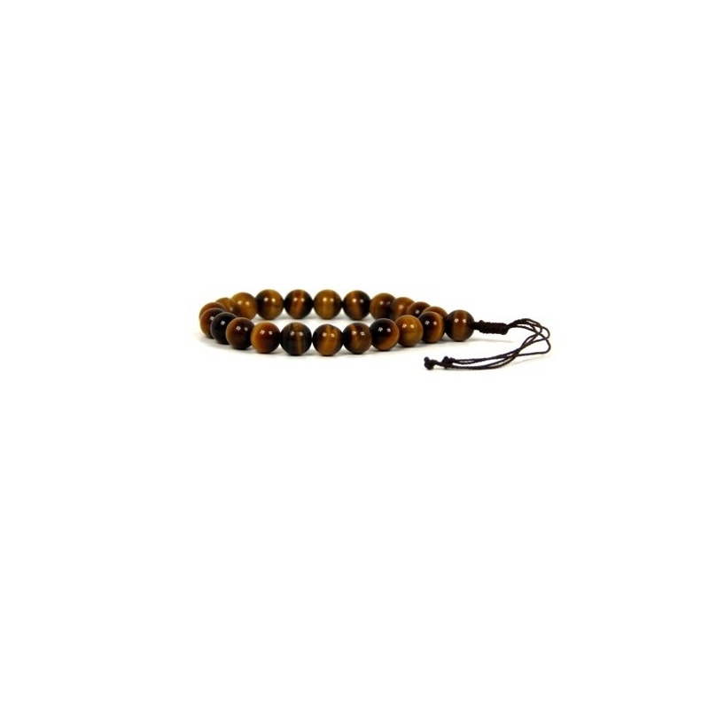 Mala Bracelet tibétain oeil du tigre Mala Bracelet tibétain oeil du tigre