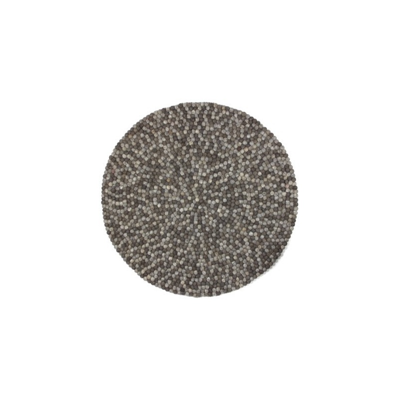 Tapis boules laine naturelles Tapis boules laine naturelles